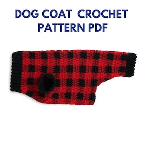 Crochet Dog Sweater Pattern PDF Dog Coat Crochet Pattern PDF Pet Gifts Dogs Sweater
