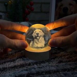 Personalized Pet Memorial LED Night Light,Custom Pet Loss Frame,Pet Photo Light,Dog Memorial Gift,Dog Cat Loss Sympathy Gift,Dog Mom Gifts