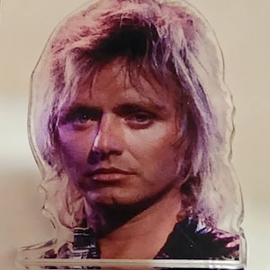 Benjamin Orr Acrylic Pin. 1980's Era Style