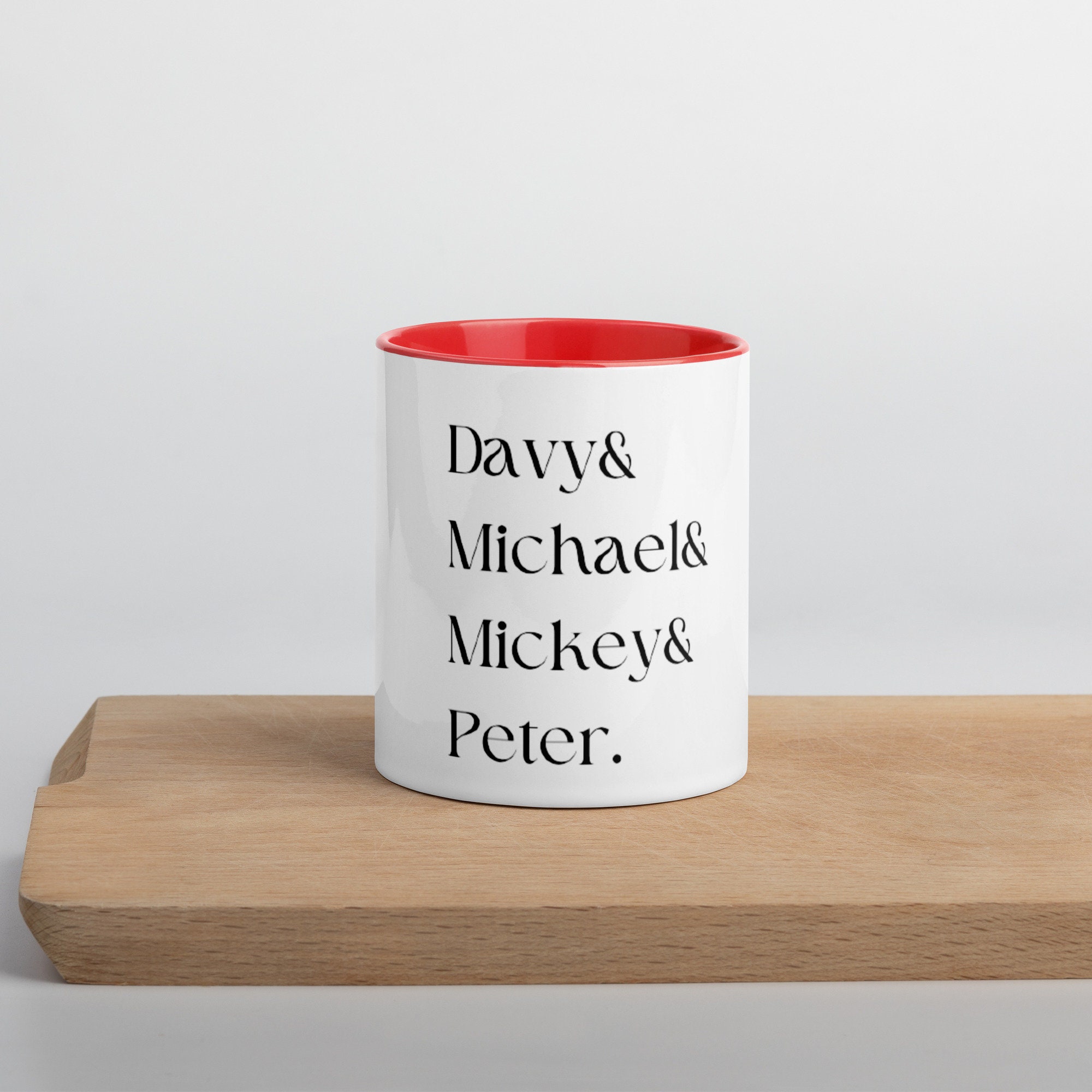 The Monkees Names Mug - Etsy