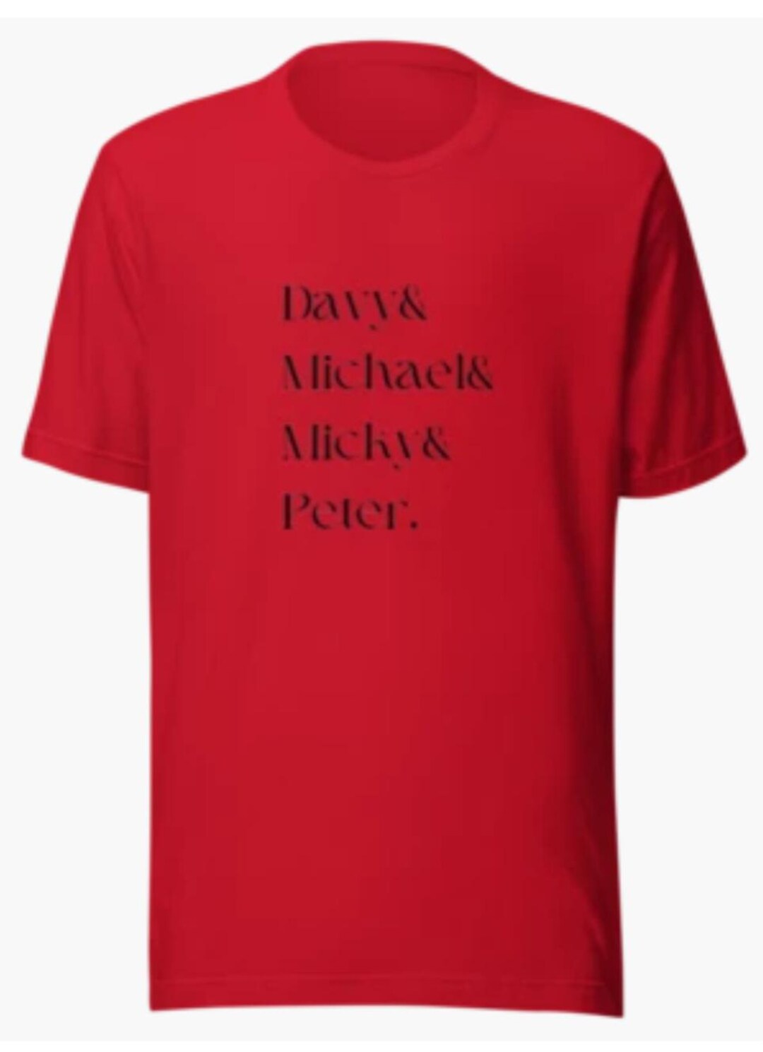 The Monkees Names T-shirt - Etsy