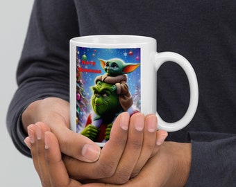 Grinch/Grogu Weihnachtsbecher