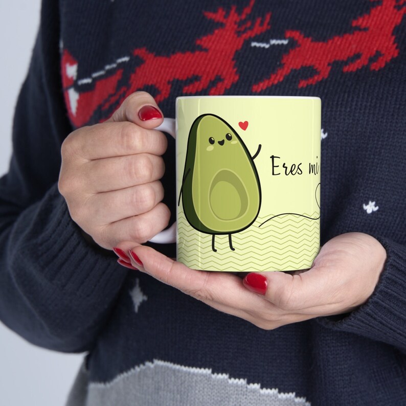 Tazas Graciosas I'M Un Avocadocorn 483ml Grande Latte Taza Divertido Aguacate