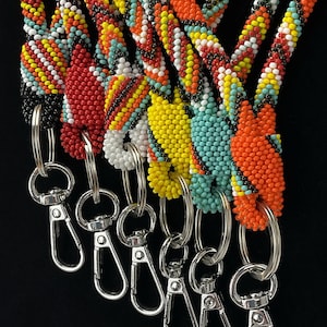 Handmade Beaded Lanyards