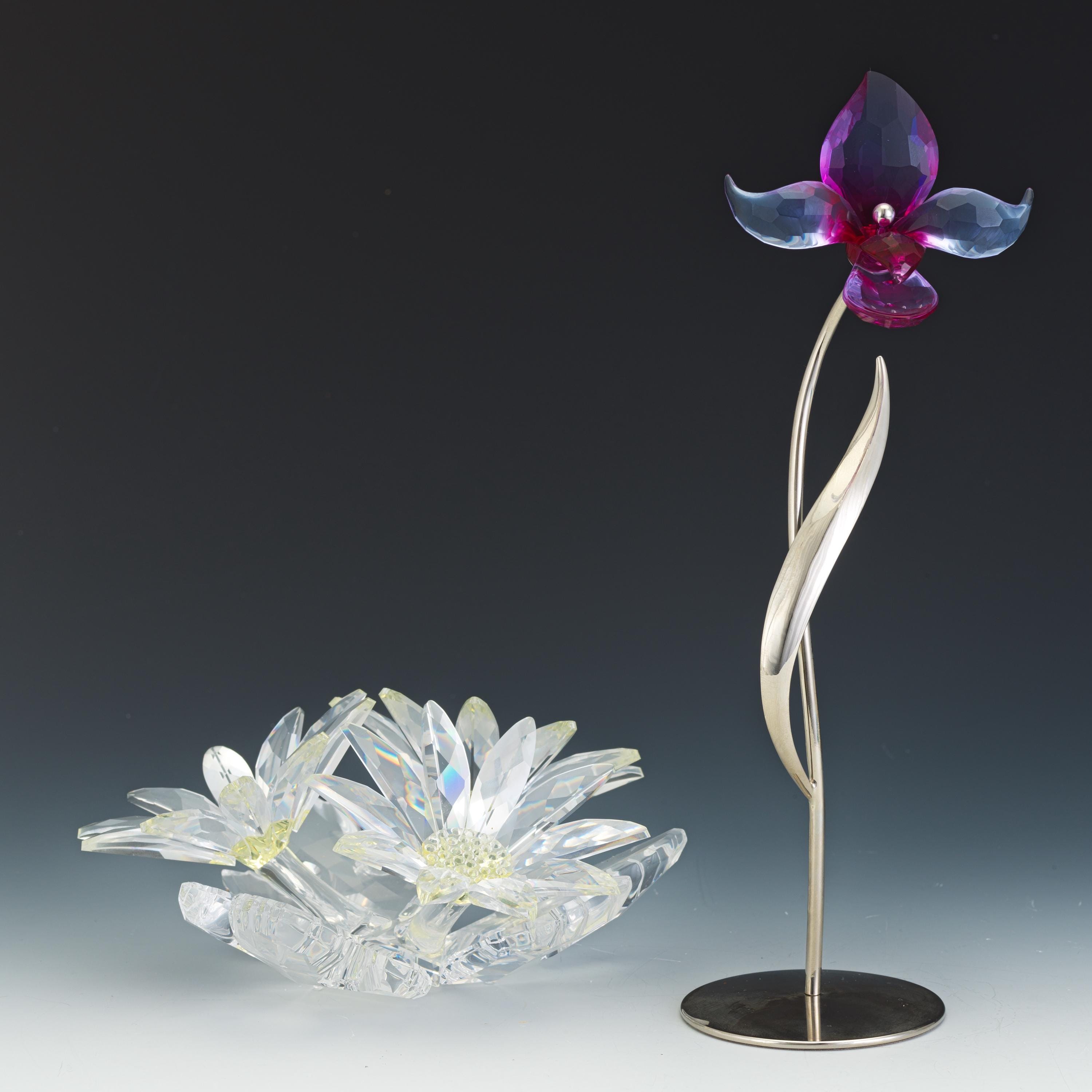 Swarovski crystal flower figurines - Etsy 日本