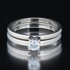 14K Gold and Diamond Two-Piece Engagement Set Size 5.5