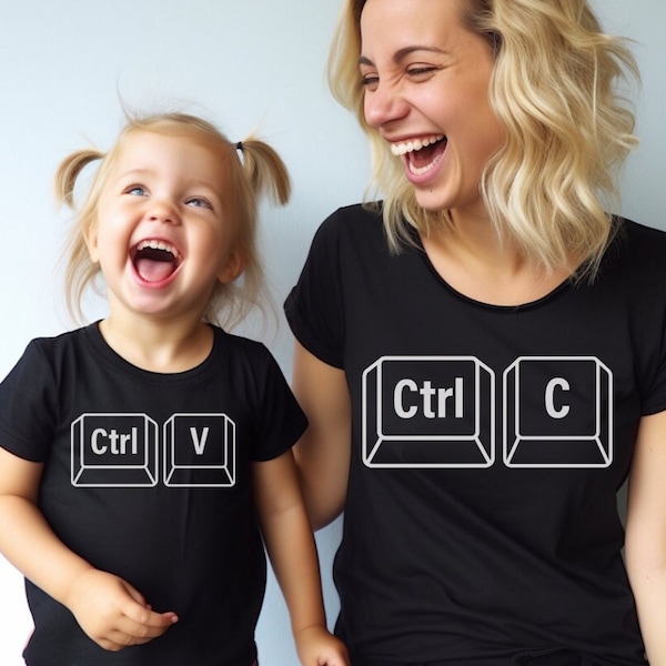 Control c and control v t shirt etsy