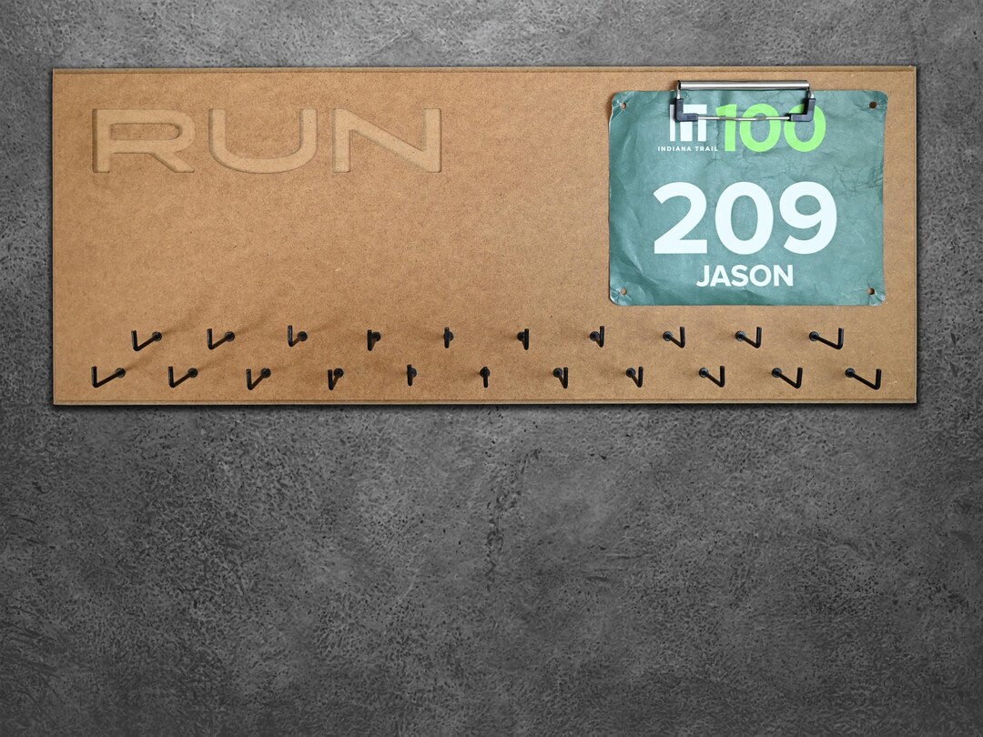 Runners Medal and Race Bib Holder Running Bib Holder Medal Etsy