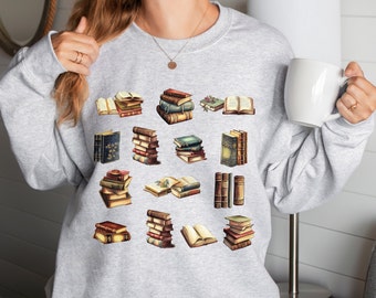Book Lover Sweatshirt, Book Lover Gift, Gift for Book Lover, Librarian Sweatshirt, Reading Sweater, Bookish Sweatshirt, Bookworm Sweatshirt