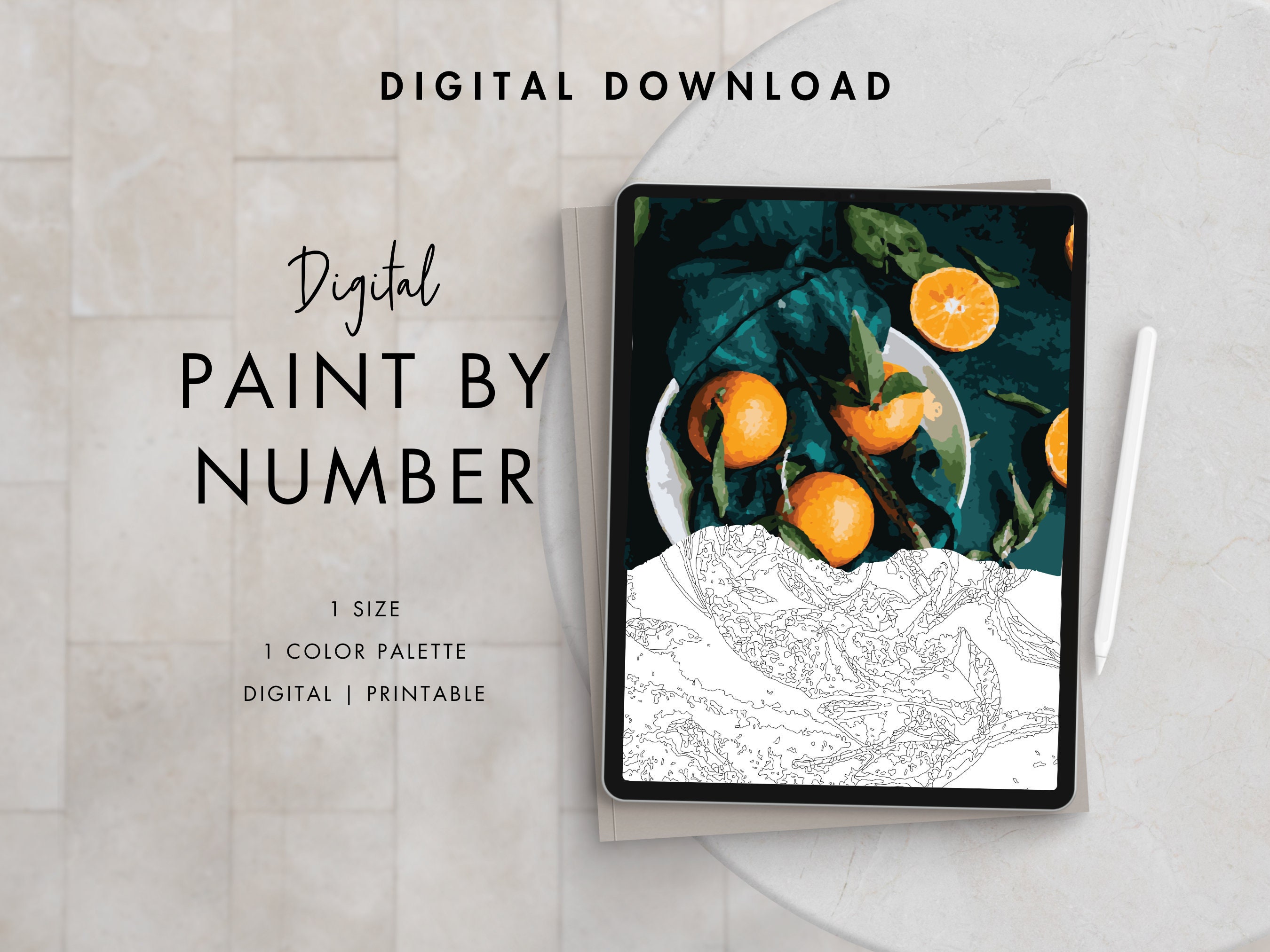 Fall Tree - Paint By Numbers Kit – Easy Paint By Numbers