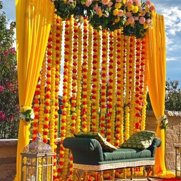 Festiwave Haldi Decoration Setup Mehndi Decor Dholki Decor Backdrop Decor Sangeet Haldi Decor Party Backdrop Full Setup Indian Wedding Decor