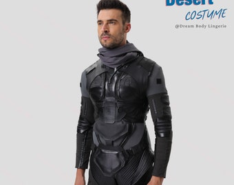 Dvne Desert Warrior Black Costume| Movie Inspired Paul Atreides Cosplay Full Set | High-Quality Costume｜Customize Costume Size