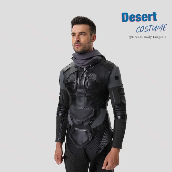 Desert Warrior Black Costume| Movie Inspired Paul Atreides Cosplay Full Set | High-Quality Costume｜Customize Costume Size