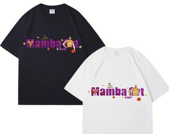 Kobe Fan Geschenk, maßgeschneidertes Basketball Fan T-Shirt, perfekte Überraschung zum Valentinstag für Basketball-Liebhaber, Mamba Never Out Tee,