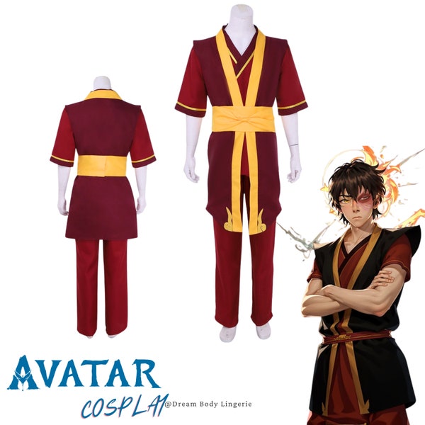 Movie-Inspired Adults Prince Cosplay Costume,Authentic Firbende Zuko Cosplay Costume -Gift for Anime Fans