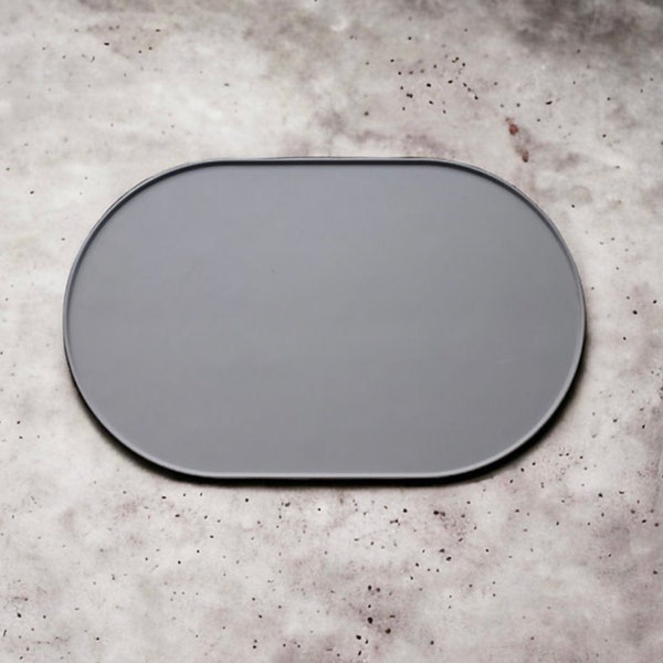 Silicone bowl mat, waterproof and non-slip, prevents floor pollution and water leakage