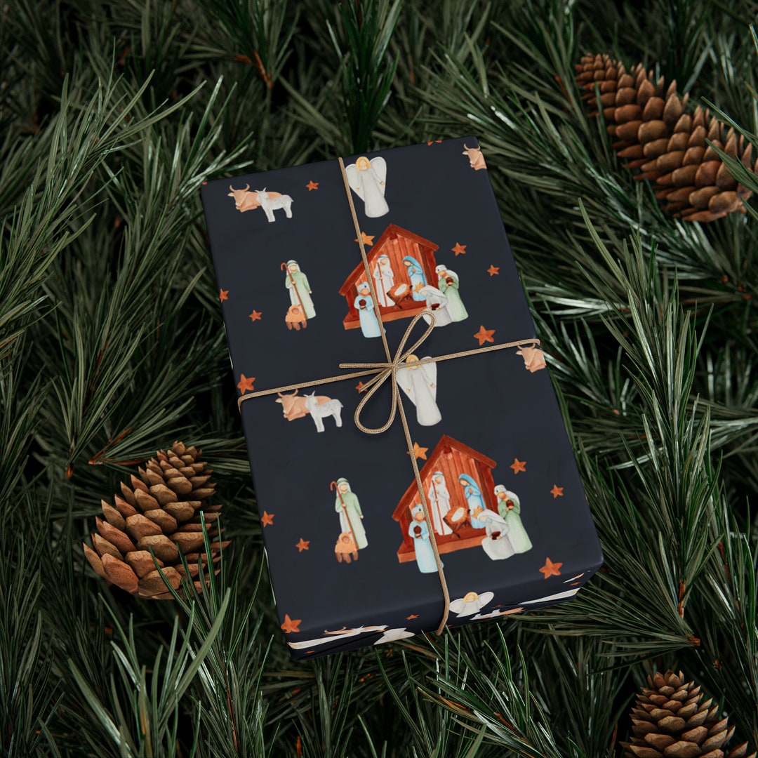 Religious Christmas Wrapping Paper 