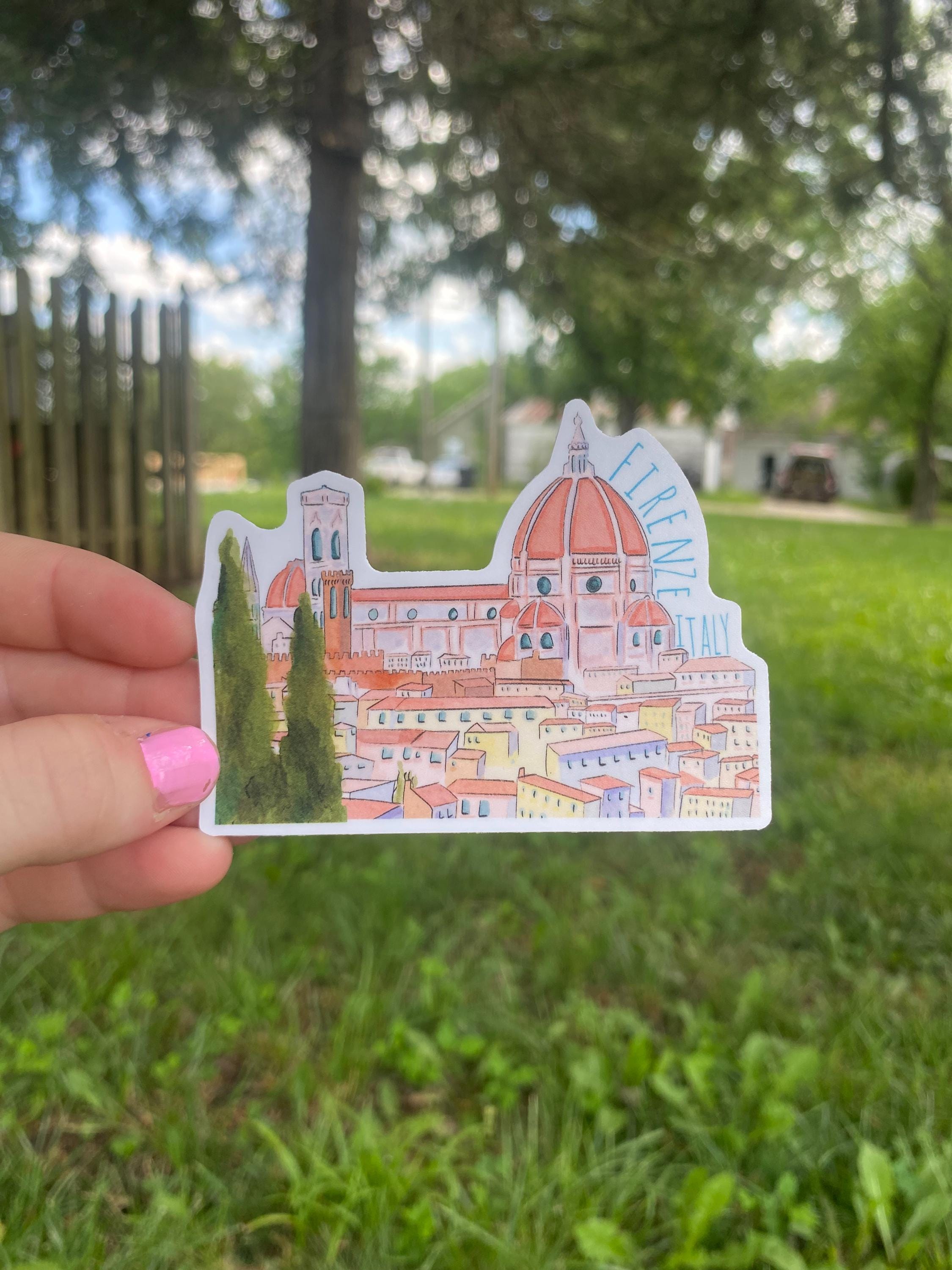 Florence sticker - Etsy México, image size:2250x3000