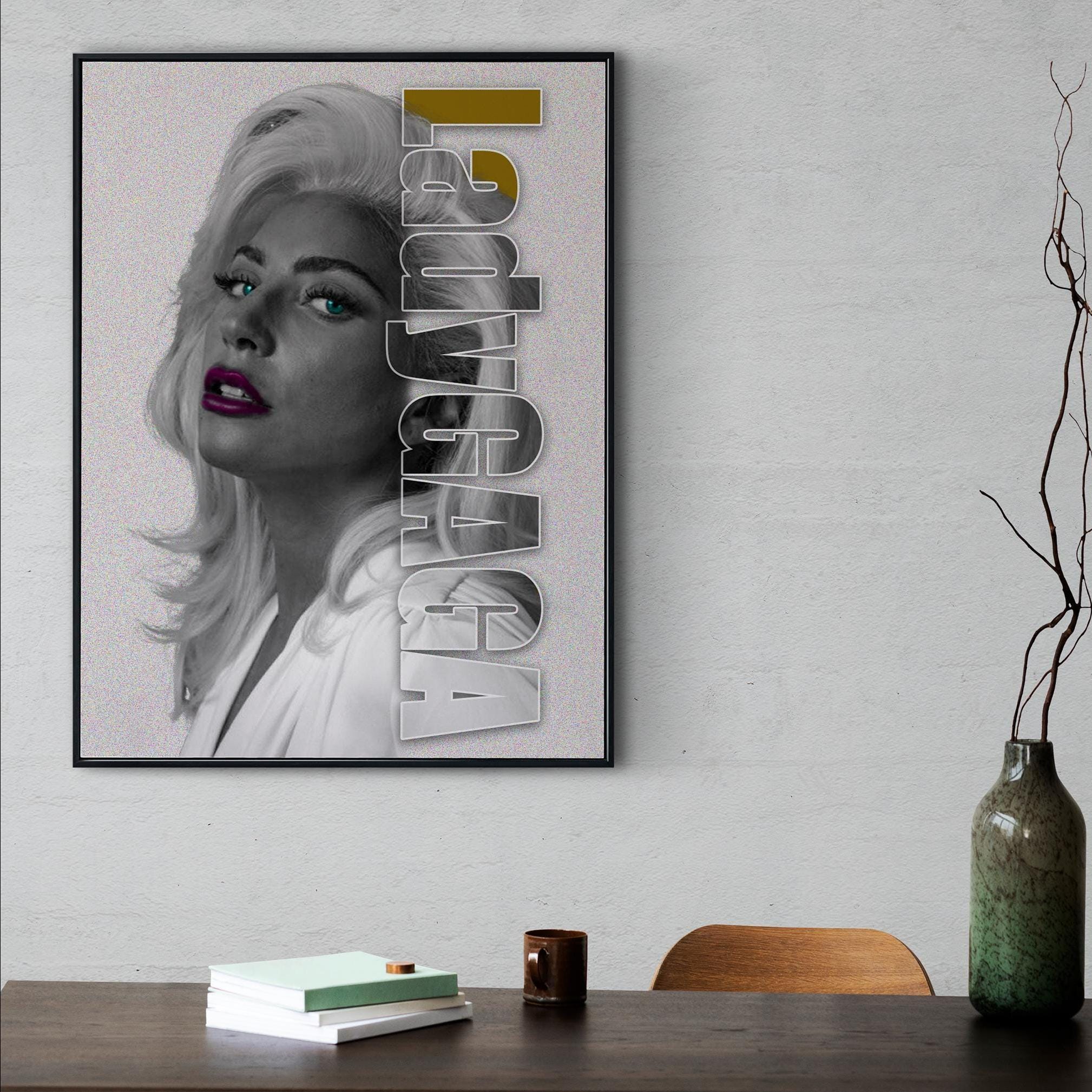 Lady gaga poster - Etsy 日本