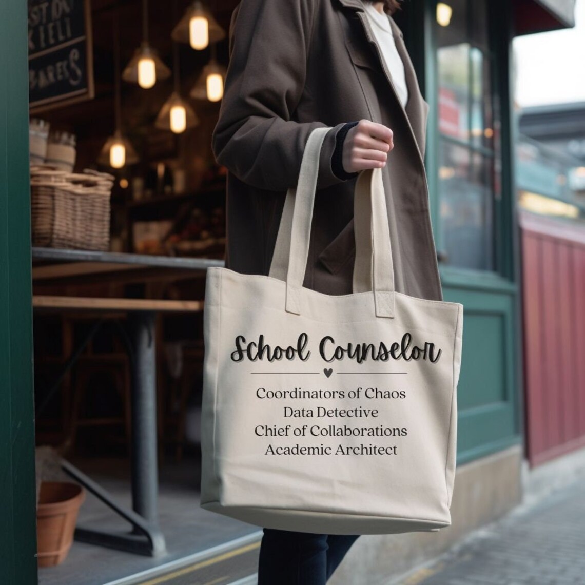 "I Became A Counselor For The Money And Fame" Tote Bag - Funny Counselor Appreciation Gift