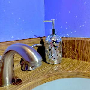 Disco Soap Dispenser – Funky Retro Bathroom Decor – Unique Gift Idea – 25% Off Flash Sale