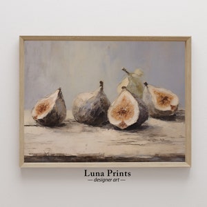 Muted Figs Painting | PRINTABLE ART | Vintage Fruit Still Life