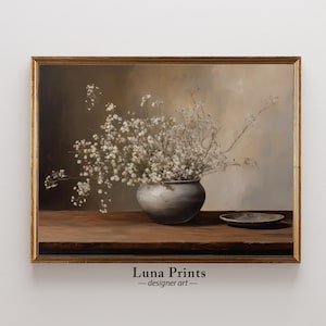 Rustic Spring Flowers Painting, PRINTABLE ART, Vintage Floral Art, Farmhouse Home Decor, Fall Art