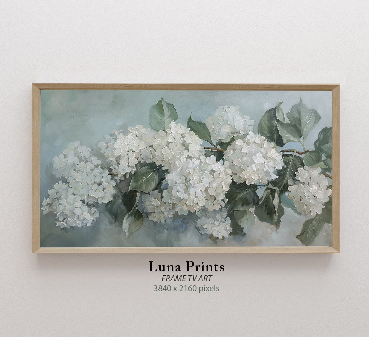 油絵 絵画 【Hydrangea】 20th-century-hydrangea-