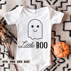 Little Boo SVG, Süßer Geist SVG, Halloween SVG, Halloween Onesie SVG, Halloween Zitat svg, Gruselige Saison svg, Sofort Download, gruselige svg
