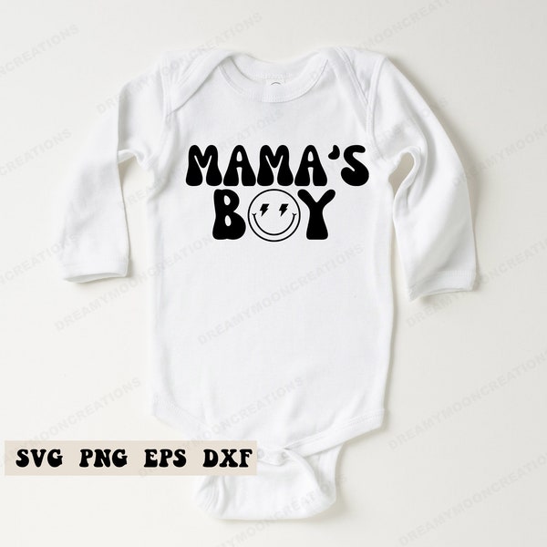 Mama’s Boy SVG, Retro Mama’s Boy SVG, Baby Boy Svg, Newborn Svg, Baby Shower Gift Svg, New Baby Svg, Baby Onesie Svg, Toddler Boy Svg,