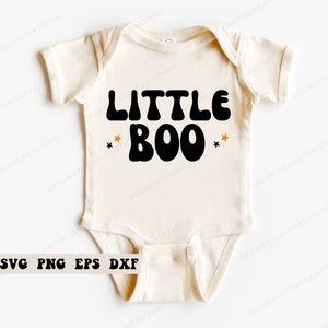 Little Boo SVG, Halloween SVG, Halloween Onesie SVG, Halloween Zitat SVG, Gruselige Saison SVG, Sofortiger Download, Gruselige Svg, Kleinkind Svg,