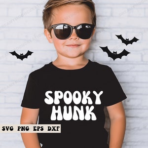 Gruseliges Kerlchen SVG, Halloween SVG, Halloween Retro Schmuck, Gruselige Saison Dekor, Herbst Shirt, Niedliches Halloween Dekor, Gruselige Vibes Dekor,