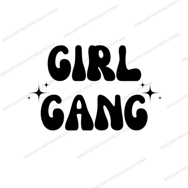 Girl Gang Svg Retro Svg Feminist Svg Toddler Shirt Svg Etsy