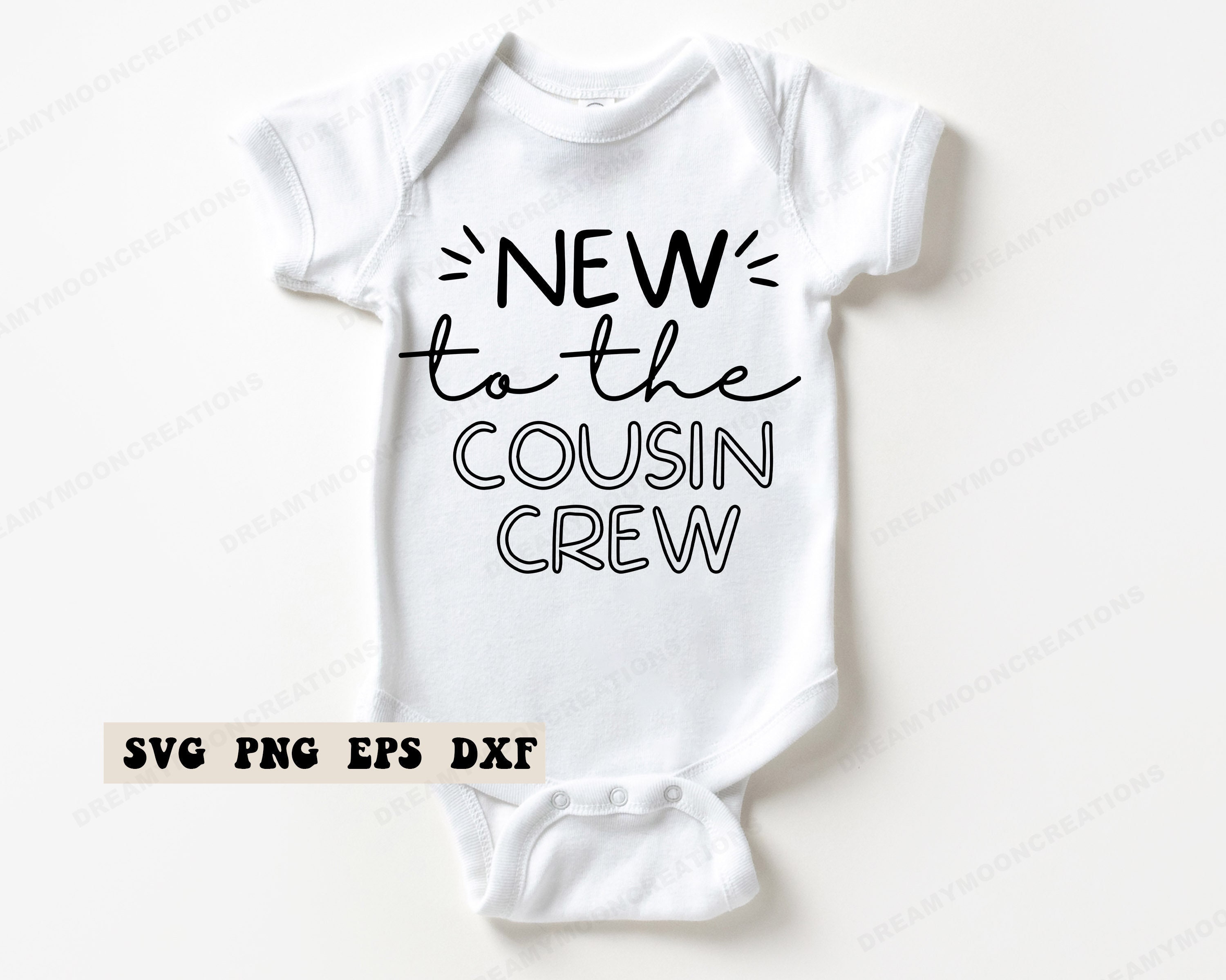 'I Love My Cousin To The Moon & Back' Babygrow – Unisex Cotton Bodysuit, Shower Gift