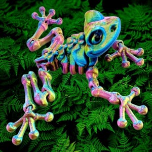 Gelenktier / Gliedertier Frosch / Skelettfrosch / Schreibtischspielzeug