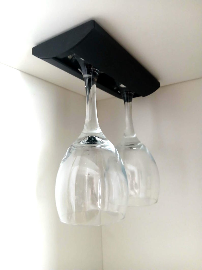 Wine glass holder including transport lock / Camping gadget / Camping accessory / WITHOUT glasses image 2