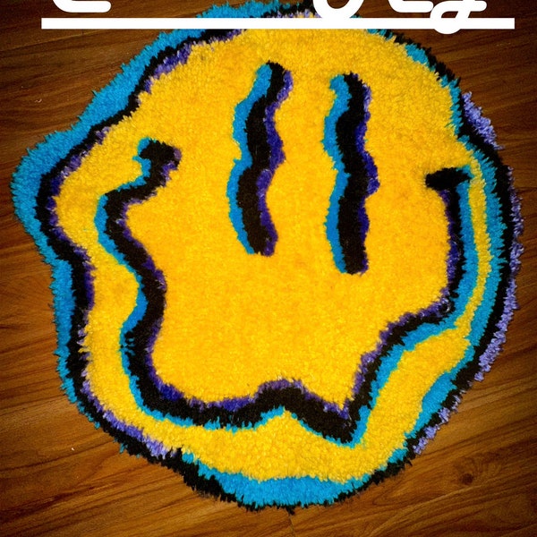 Neon Daisy Retro Rugs