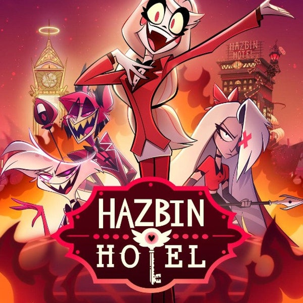 Digital Download !!! * Hazbin Hotel * New Series * 1 Seasons * (8 Ep.)* English dubbing *No Ads *1080p