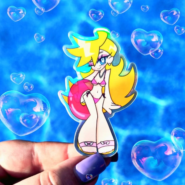 Panty Anarchy PSG bikini holographic anime sticker