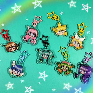 Vocaloid Charms - Miku, Rin and Len, Luka, Kaito, Meiko, Gumi Gakupo