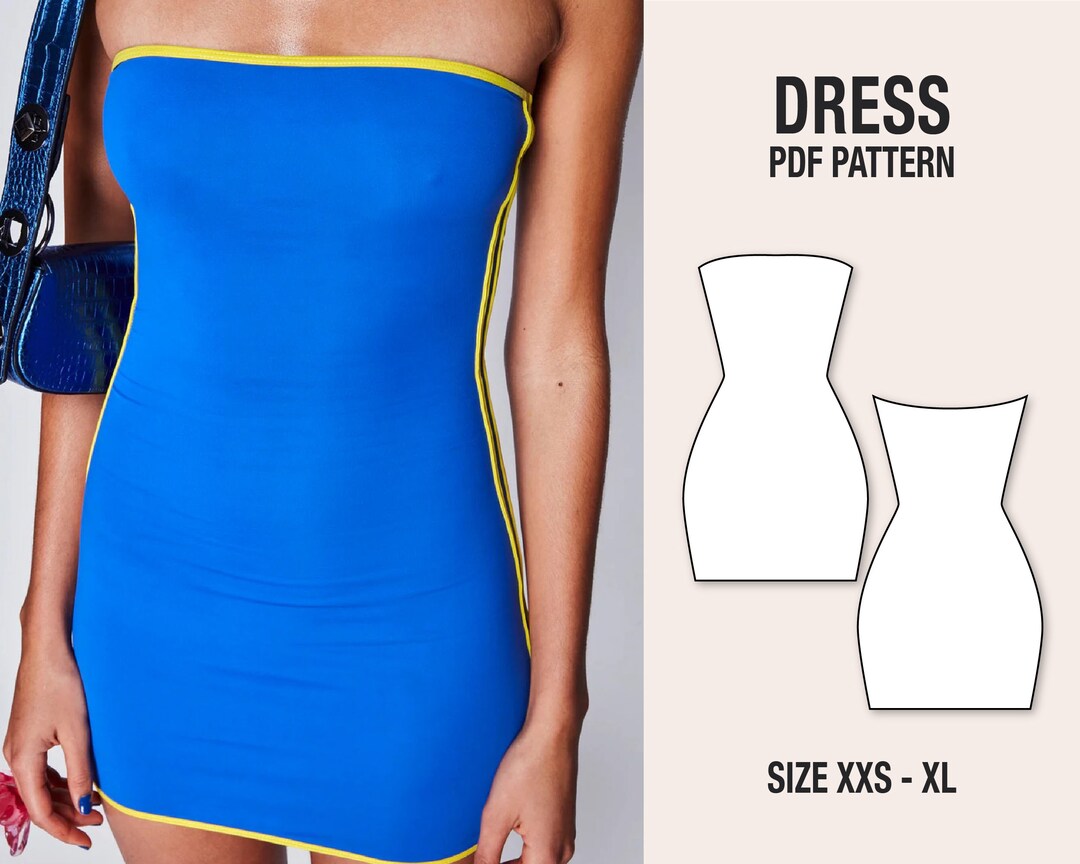 Bikini Pattern PDF. Sewing Pattern. Swimsuit Pattern PDF. Swimsuit