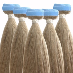 20インチのロシア製テープヘアエクステンション