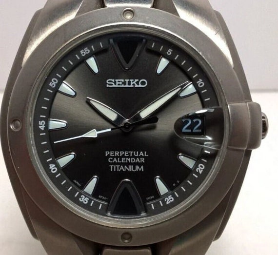 Retro JDM Seiko, Titanium, High Accuracy Quartz, Perpetual Retro JDM Seiko, Titanium, High Accuracy Quartz, Perpetual