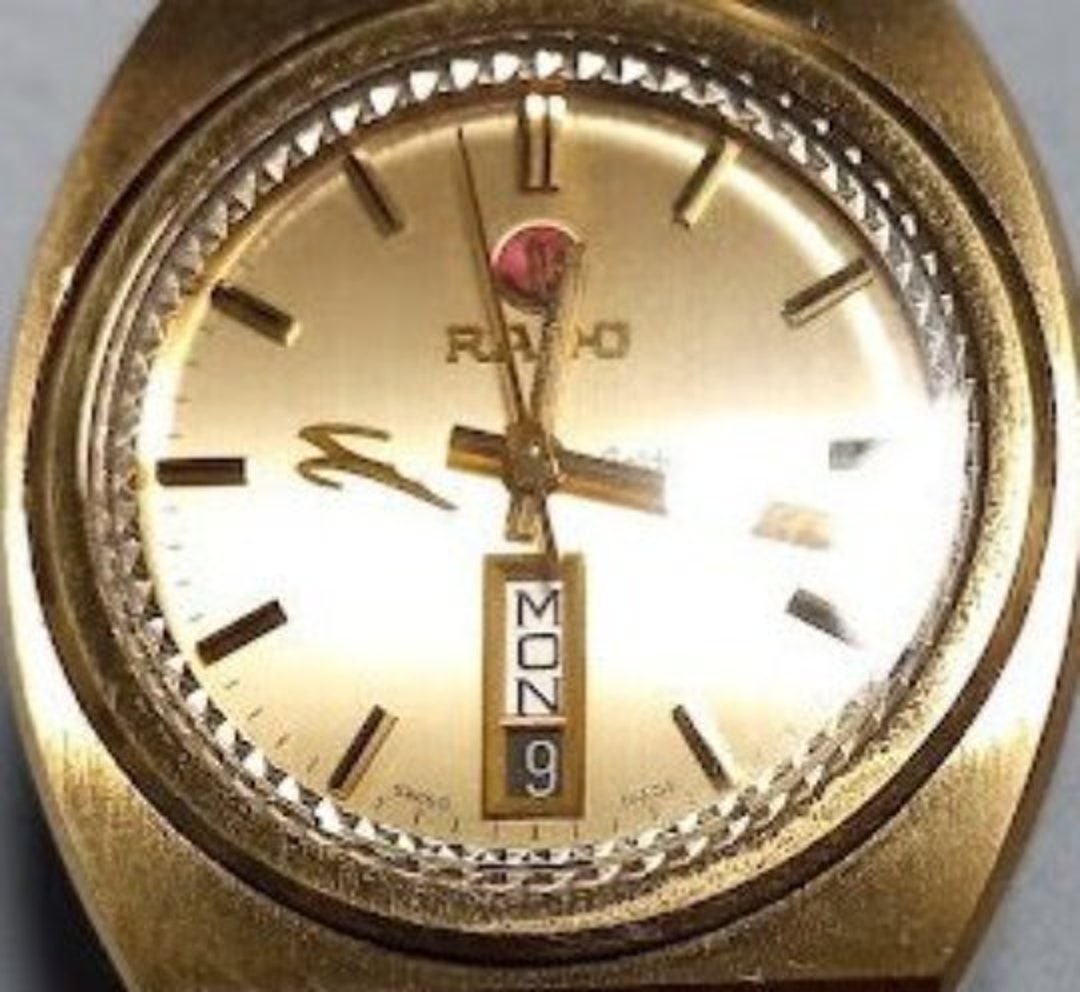 Rare Find New in Box Swiss Made Rado Golden Gazelle, Automatic, Weekdater, Gold Filled, Gold Dial - Etsy Rare Find New in Box Swiss Made Rado Golden Gazelle, Automatic, Weekdater, Gold Filled, Gold Dial - Etsy