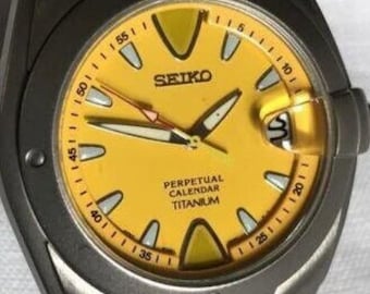 JDM Titan Seiko High Accuracy Quartz Ewiger Kalender von September 1998