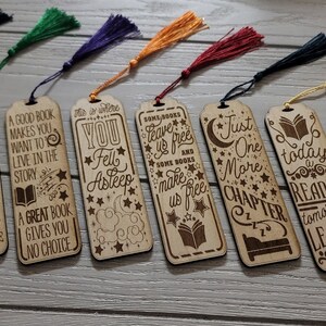 Engraved bookmarks