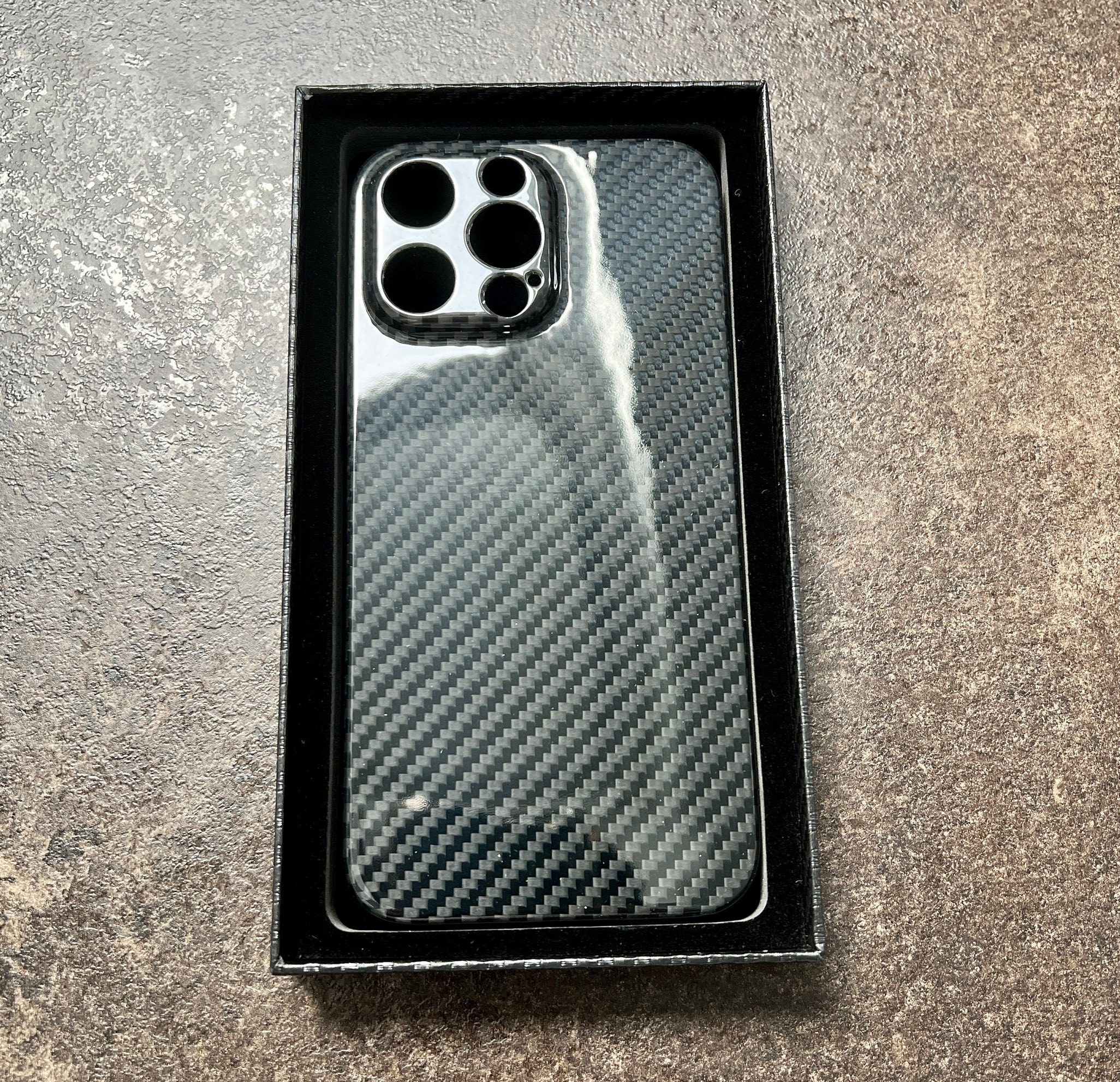 Glossy Carbon Fiber Phone Case Cover Apple iPhone 14 Pro / Pro Etsy UK