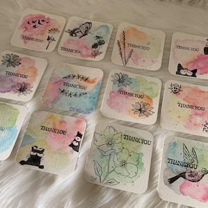 Handmade cards/ Mini cards/ Thank You mini cards
