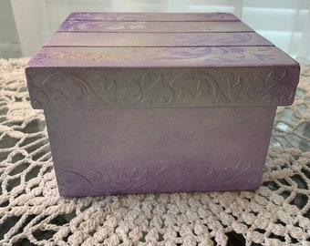 Decoupage Box/ Handmade/  Storage/ Unique Gift/ Special Occasion