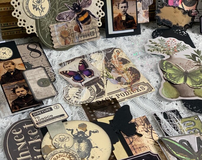 Paper Cluster/ Junk Journal/ Ephemera - Etsy